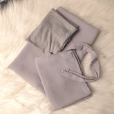 Hijab & Niqab Set - Grey